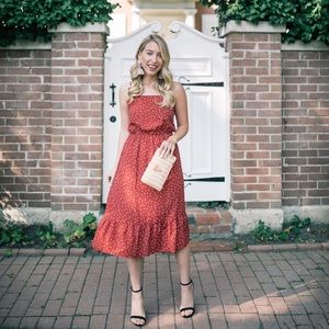 Lovers and friends star print midi dress